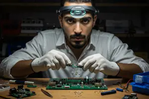        عمال تجميع وتركيب المعدات الكهربائية والالكترونية   